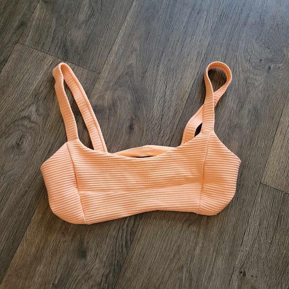 NWOT L*Space Bikini Top Orange size D